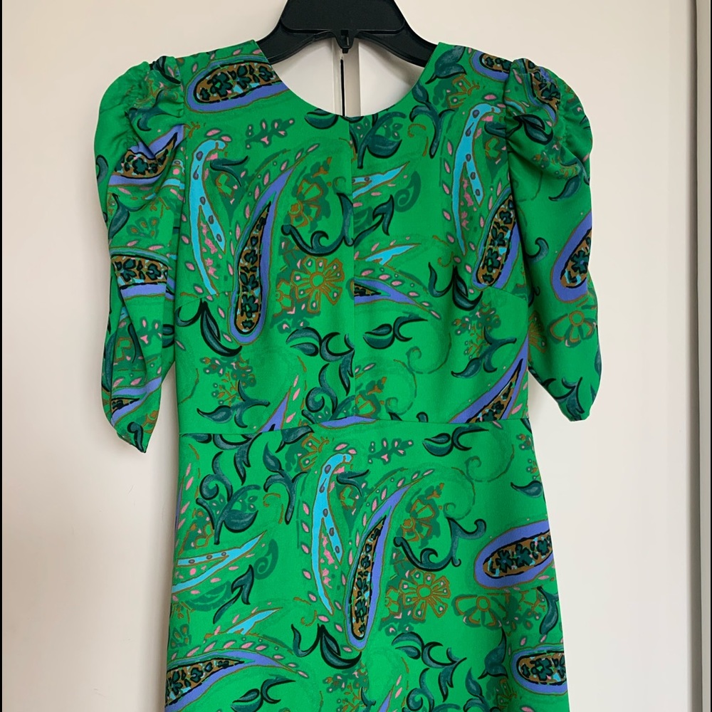 Zara green dress